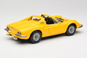 Ferrari Dino 246 GTS Geel Hot Wheels 1:18 23920 Metaal — afbeelding 3 van 8