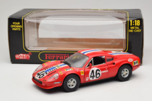 Ferrari Dino 246 GT #46 Rood Anson 1:18 3580-P1 Metaal — afbeelding 8 van 8