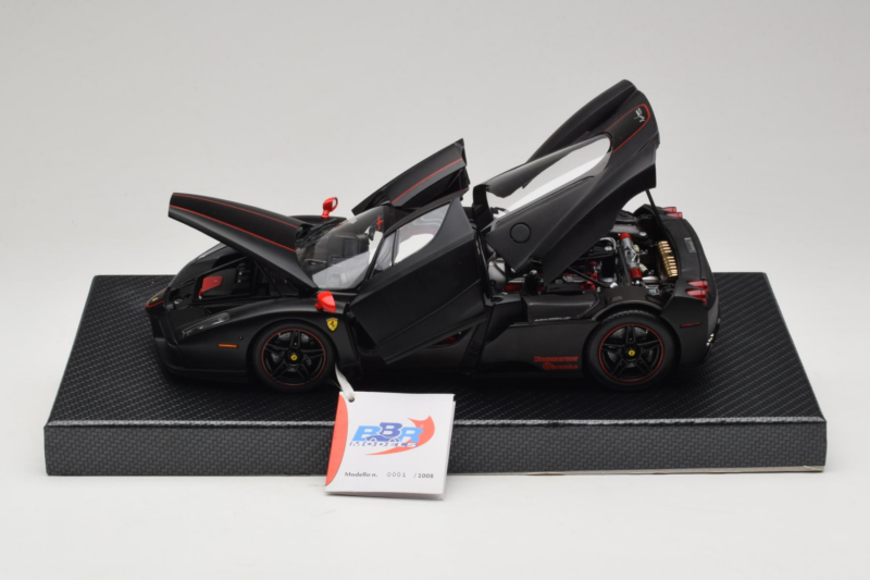 Ferrari Enzo Matt Black Gelimiteerde Editie BBR 1:18 HE180029 Metaal