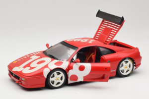 Ferrari F355 Berlinetta Rood met witte wielen UT Models 1:18 180074020-P2 Metaal — afbeelding 2 van 8