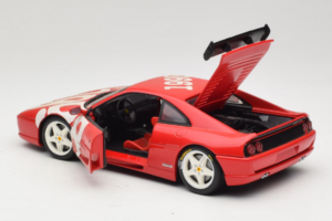 Ferrari F355 Berlinetta Rood met witte wielen UT Models 1:18 180074020-P2 Metaal — afbeelding 5 van 8