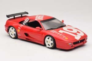 Ferrari F355 Berlinetta Rood met witte wielen UT Models 1:18 180074020-P2 Metaal — afbeelding 6 van 8