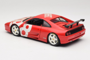 Ferrari F355 Berlinetta Rood met witte wielen UT Models 1:18 180074020-P2 Metaal — afbeelding 7 van 8