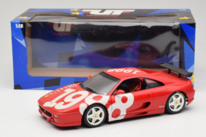 Ferrari F355 Berlinetta Rood met witte wielen UT Models 1:18 180074020-P2 Metaal — afbeelding 8 van 8