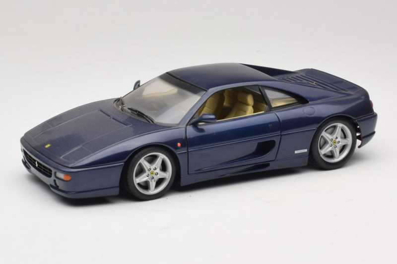 Ferrari F355 Berlinetta Blauw Metallic UT Models 1:18 180074020-B1 Metaal