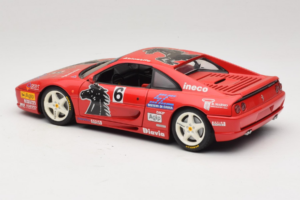Ferrari F355 Berlinetta Diavia #6 Rood UT Models 1:18 180074020-P3 Metaal — afbeelding 7 van 8
