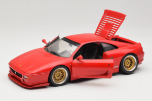 Ferrari F355 Berlinetta Rood Met Custom Gouden Velgen UT Models 1:18 180074020-P5 Metaal — afbeelding 2 van 8