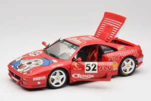 Ferrari F355 Berlinetta Slushuppie #52 M. Peters Rood UT Models 1:18 180074020-P4 Metaal — afbeelding 2 van 8
