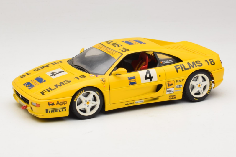 Ferrari F355 Coupe Films 18 #4 Reoloffs / Ansembourg Geel UT Models 1:18 180074021-Y1 Metaal