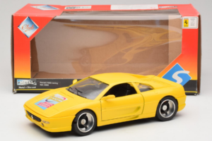 Ferrari F355 Racing Geel Faszination Modelbau Gelimiteerde Editie Solido 1:18 9009 Metaal — afbeelding 7 van 7