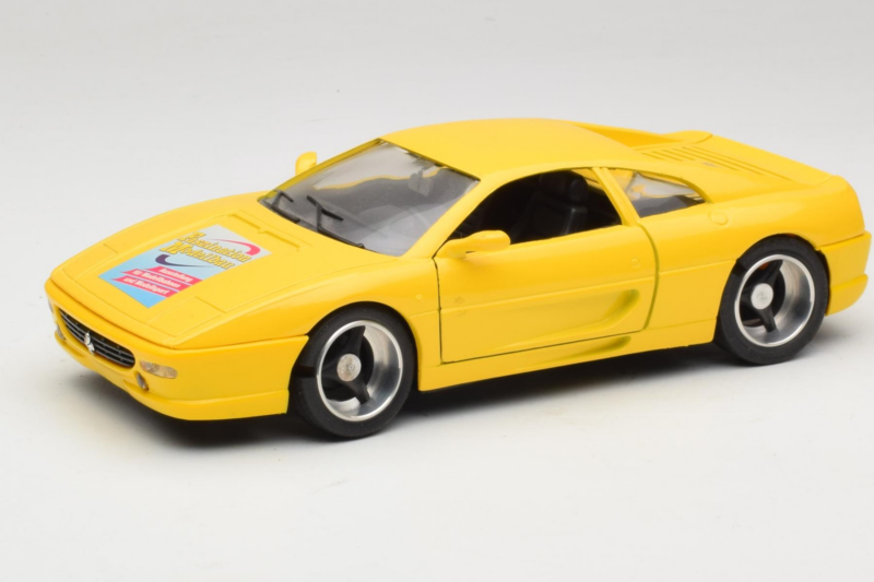 Ferrari F355 Racing Geel Faszination Modelbau Gelimiteerde Editie Solido 1:18 9009 Metaal