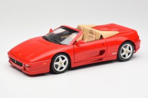 Ferrari F355 Spider Rood Hot Wheels 1:18 25733 Metaal