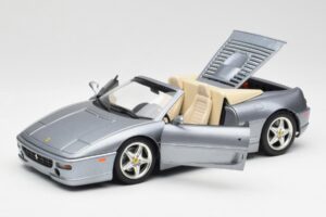 Ferrari F355 Spider Zilver Hot Wheels 1:18 23907-M1 Metaal — afbeelding 2 van 8