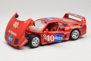 Ferrari F40 #40 J-P. Jabouille / O. Grouillard Art Sports 1987 Bburago 1:18 3332-A1 Metaal — afbeelding 2 van 8