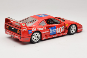 Ferrari F40 #40 J-P. Jabouille / O. Grouillard Art Sports 1987 Bburago 1:18 3332-A1 Metaal — afbeelding 3 van 8