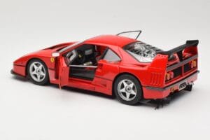 Ferrari F40 Competizione Test Version Rood Hot Wheels 1:18 P9922 Metaal — afbeelding 5 van 8