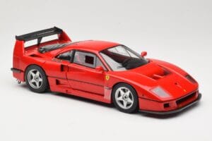 Ferrari F40 Competizione Test Version Rood Hot Wheels 1:18 P9922 Metaal — afbeelding 6 van 8