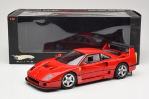 Ferrari F40 Competizione Test Version Rood Hot Wheels 1:18 P9922 Metaal — afbeelding 8 van 8