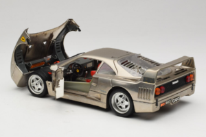 Ferrari F40 Dark Chrome Silver Kroymans Limited Edition Bburago 1:18 3032-C2 Metaal — afbeelding 5 van 8