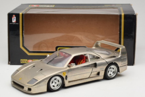 Ferrari F40 Dark Chrome Silver Kroymans Limited Edition Bburago 1:18 3032-C2 Metaal — afbeelding 8 van 8