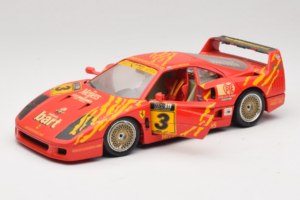 Ferrari F40 Evoluzione #3 Brummel Rood 1987 Bburago 1:18 3022-P2 Metaal — afbeelding 2 van 8