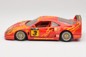 Ferrari F40 Evoluzione #3 Brummel Rood 1987 Bburago 1:18 3022-P2 Metaal — afbeelding 4 van 8