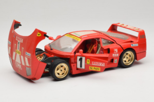 Ferrari F40 Evoluzione #1 Pirelli Rood 1992 Bburago 1:18 3042-P1 Metaal — afbeelding 2 van 8