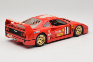 Ferrari F40 Evoluzione #1 Pirelli Rood 1992 Bburago 1:18 3042-P1 Metaal — afbeelding 3 van 8