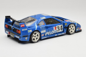 Ferrari F40 Evoluzione #34 Blauw Custom 1987 Bburago 1:18 3032-C1 Metaal — afbeelding 3 van 8