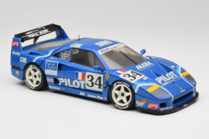 Ferrari F40 Evoluzione #34 Blauw Custom 1987 Bburago 1:18 3032-C1 Metaal — afbeelding 6 van 8