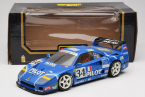Ferrari F40 Evoluzione #34 Blauw Custom 1987 Bburago 1:18 3032-C1 Metaal — afbeelding 8 van 8
