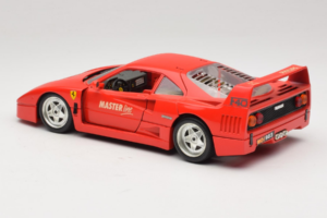 Ferrari F40 Evoluzione Rood Master Line Bburago 1:18 3042-M1 Metaal — afbeelding 7 van 8