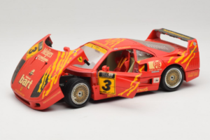 Ferrari F40 #3 F. Kroymans Ferrari Imports Kroymans BBS Wheels Rood 1987 Bburago 1:18 3032-H1 Metaal — afbeelding 2 van 8