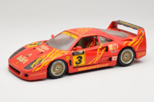 Ferrari F40 #3 F. Kroymans Ferrari Imports Kroymans BBS Wheels Rood 1987 Bburago 1:18 3032-H1 Metaal