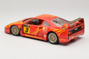Ferrari F40 #3 F. Kroymans Ferrari Imports Kroymans BBS Wheels Rood 1987 Bburago 1:18 3032-H1 Metaal — afbeelding 7 van 8
