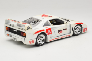 Ferrari F40 Kart-o-Mania Wit Bburago 1:18 3332-W3 Metaal — afbeelding 3 van 8