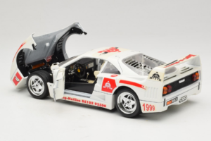 Ferrari F40 Kart-o-Mania Wit Bburago 1:18 3332-W3 Metaal — afbeelding 5 van 8
