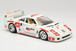 Ferrari F40 Kart-o-Mania Wit Bburago 1:18 3332-W3 Metaal — afbeelding 6 van 8