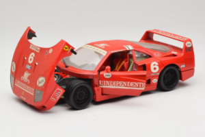 Ferrari F40 #6 V. Colombo L'Indipendente Rood 1987 Bburago 1:18 3032-L1 Metaal — afbeelding 2 van 8
