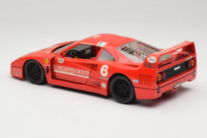 Ferrari F40 #6 V. Colombo L'Indipendente Rood 1987 Bburago 1:18 3032-L1 Metaal — afbeelding 7 van 8