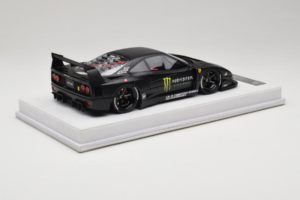 Ferrari F40 LB Works Monster Energy Matt Black BBA 1:18 REMC026 Hars — afbeelding 3 van 7