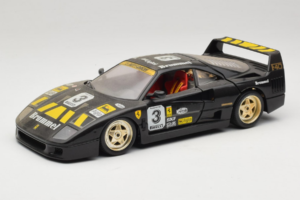 Ferrari F40 Magneti Marelli #3 Zwart Bburago 1:18 3022-B1 Metaal