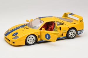Ferrari F40 #1 Geel Bauer Beperkte Editie 100 stuks Bburago 1:18 BSR001 Metaal — afbeelding 2 van 8