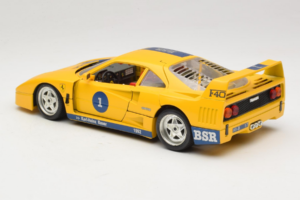 Ferrari F40 #1 Geel Bauer Beperkte Editie 100 stuks Bburago 1:18 BSR001 Metaal — afbeelding 7 van 8