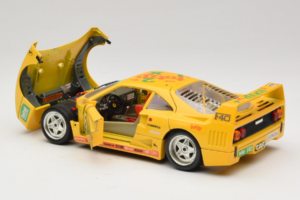 Ferrari F40 Totip Jolly Club #2 Geel Bburago 1:18 3332-Y1 Metaal — afbeelding 5 van 8