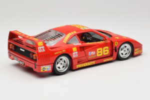 Ferrari F40 LM #86 Ch. Pozzi IMSA 24 Hours of Le Mans 1985 Rood Bburago 1:18 3332-P6 Metaal — afbeelding 3 van 8