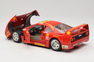 Ferrari F40 LM #86 Ch. Pozzi IMSA 24 Hours of Le Mans 1985 Rood Bburago 1:18 3332-P6 Metaal — afbeelding 5 van 8