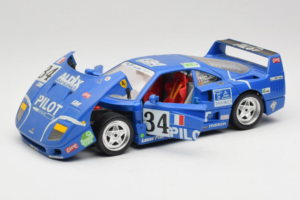 Ferrari F40 #34 M. Ferte / Thavenin / Palau Pilot Blauw 1987 Bburago 1:18 3032-B1 Metaal — afbeelding 2 van 8