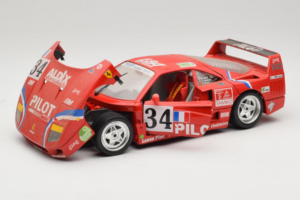 Ferrari F40 LM Pilot #34 Ferte / Thavenin / Palau 24 Hours of Le Mans 1995 Rood Bburago 1:18 3032-P3 Metaal — afbeelding 2 van 8
