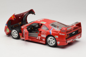Ferrari F40 LM Pilot #34 Ferte / Thavenin / Palau 24 Hours of Le Mans 1995 Rood Bburago 1:18 3032-P3 Metaal — afbeelding 5 van 8